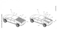 2021年6月4日特斯拉已為Cybertruck皮卡申請(qǐng)了帶太陽(yáng)能電池板的可伸縮貨箱蓋專利