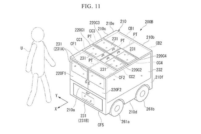 本田申請自動駕駛送貨車專利 可遞送包裹