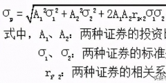 投資組合的標(biāo)準(zhǔn)差如何計(jì)算(投資組合的風(fēng)險(xiǎn)與報(bào)酬的理解)